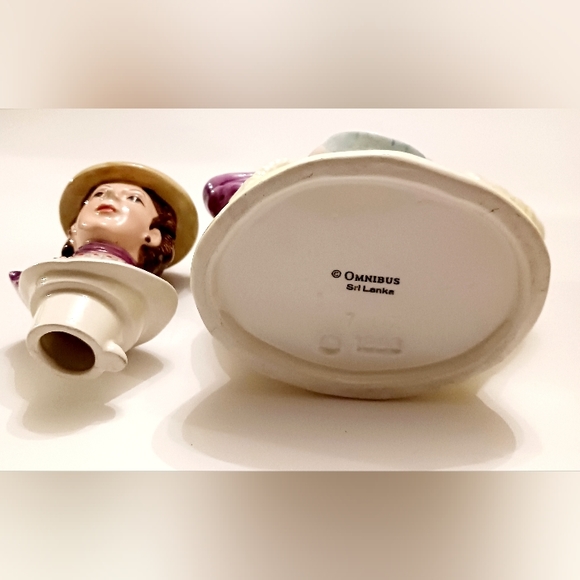 Vintage Edwardian Lady Teapot by Omnibus, A Division of Fitz & Floyd - Picture 7 of 7